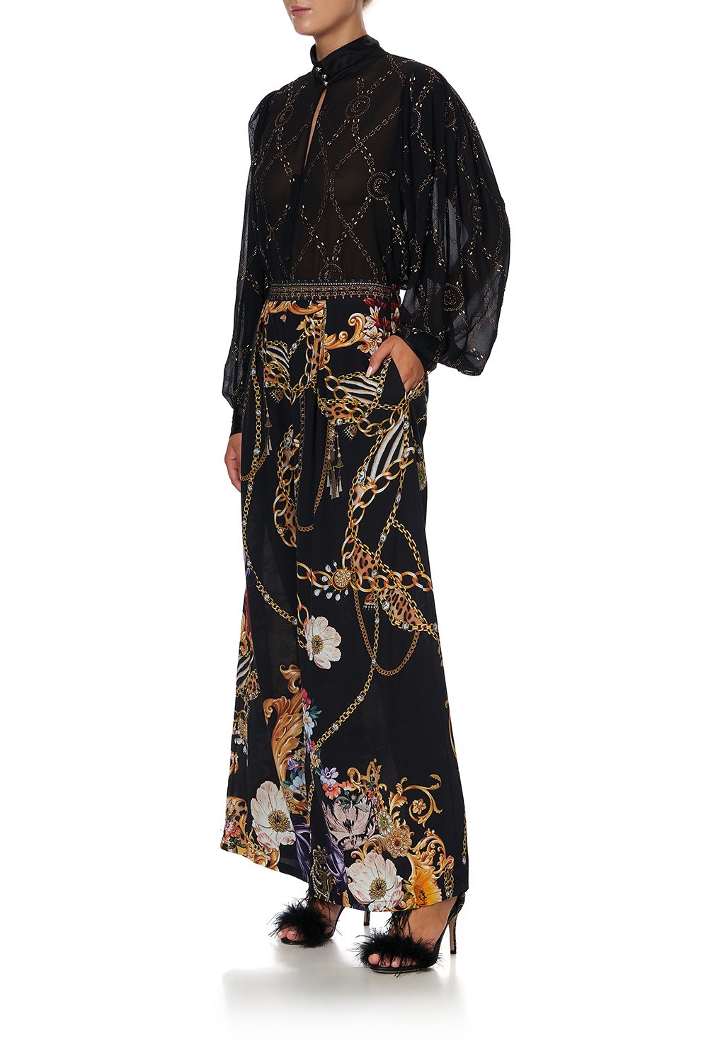 TUCK FRONT PANT A NIGHT IN THE 90S