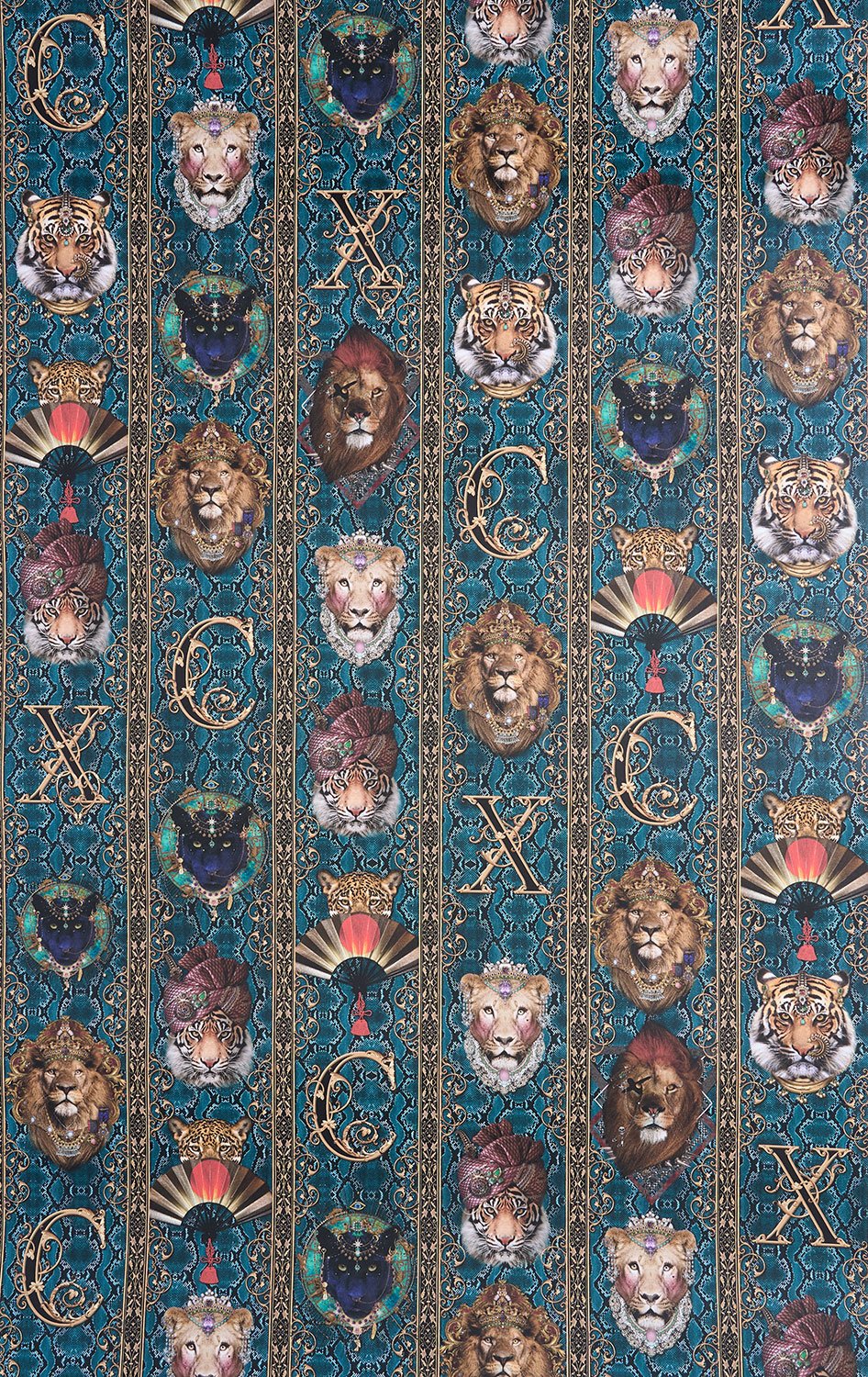 WALLPAPER HEADS WILL ROLL SAMPLE