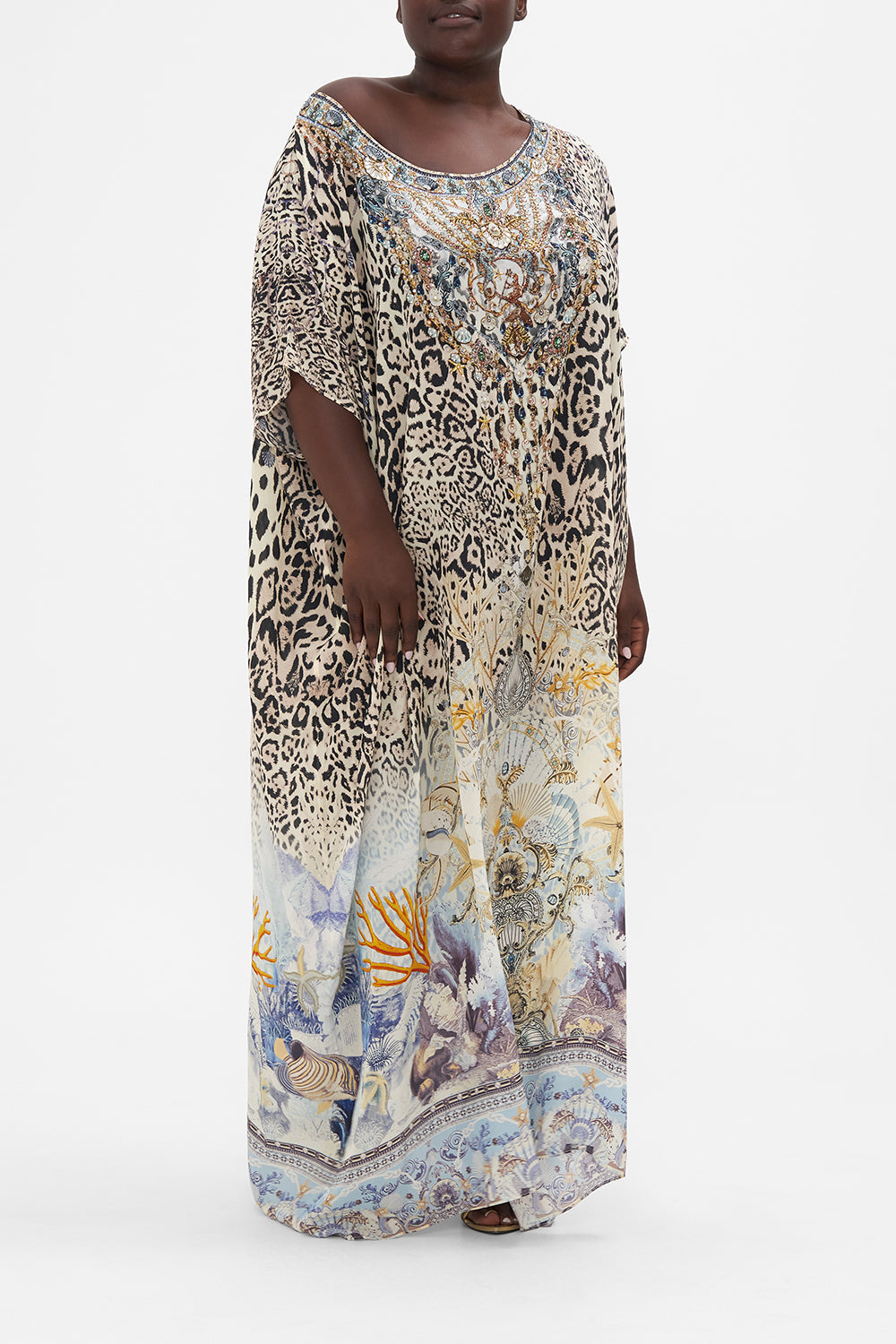 ROUND NECK KAFTAN SEAHORSE SONNET