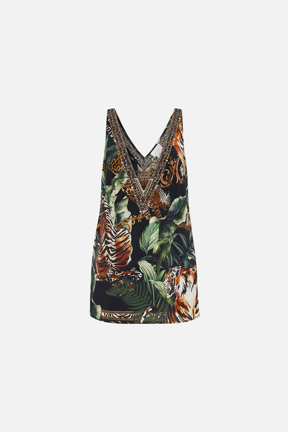 DEEP V-NECK TANK EASY TIGER