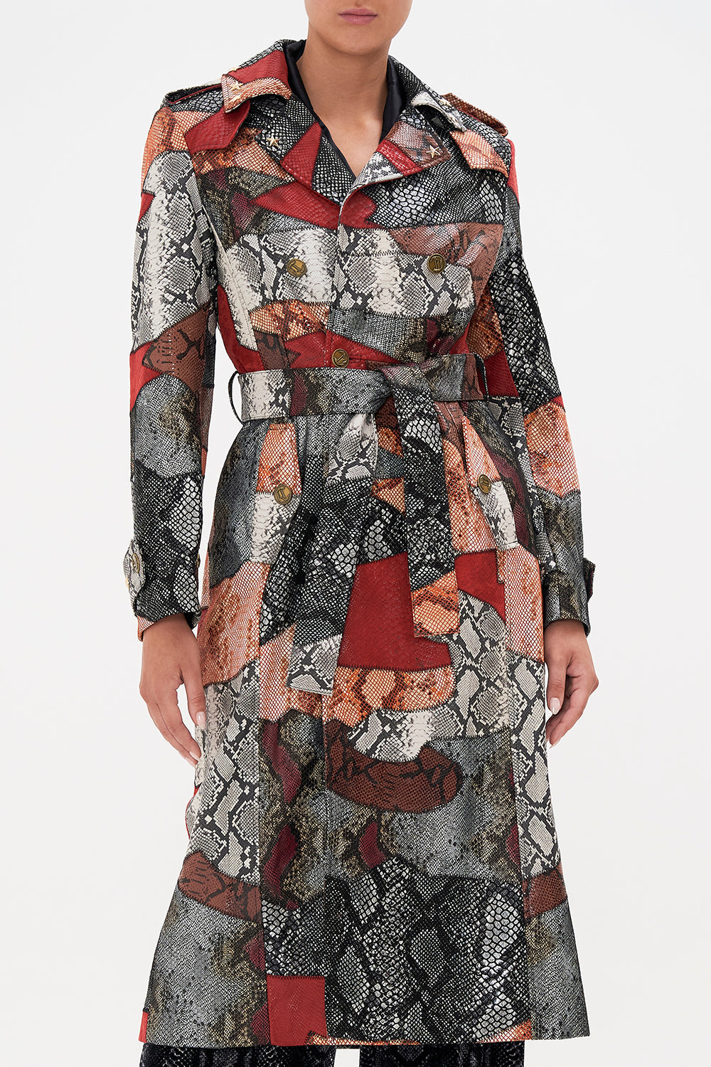 LEATHER TRENCH COAT BOSS OF THE BRUMBIES