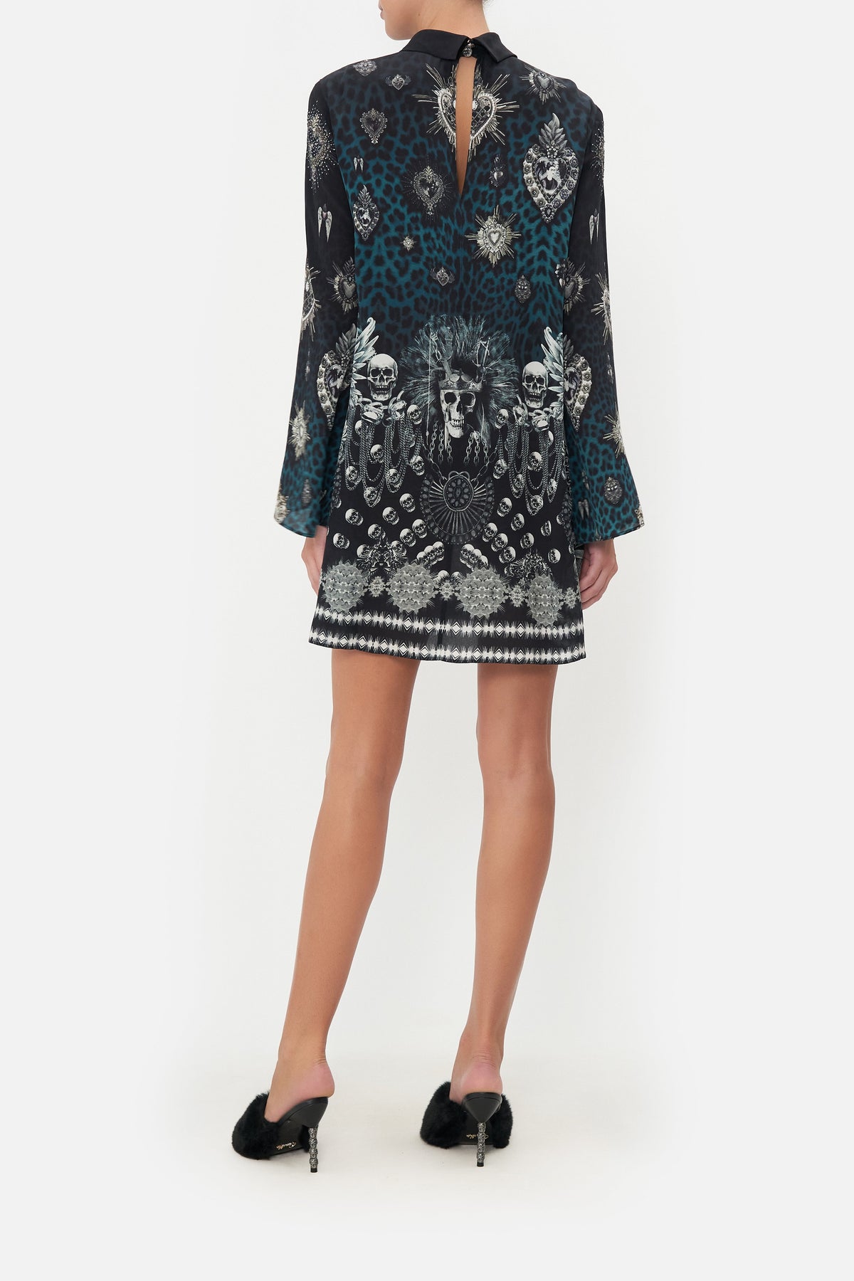 LONG SLEEVE SWING DRESS ANIMAL ANARCHY
