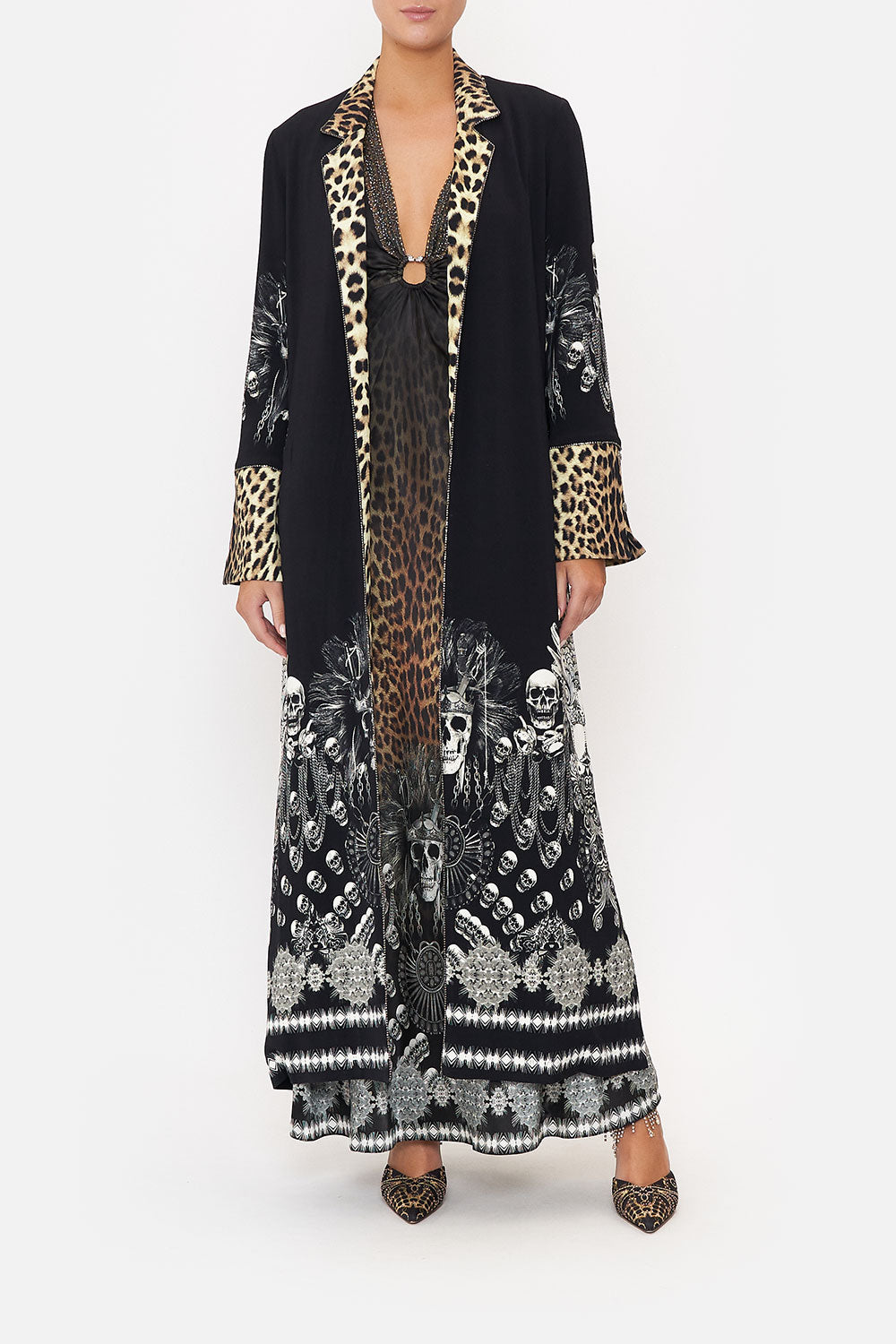 CUFFED SIDE SPLIT COAT ORDER OF DISORDER