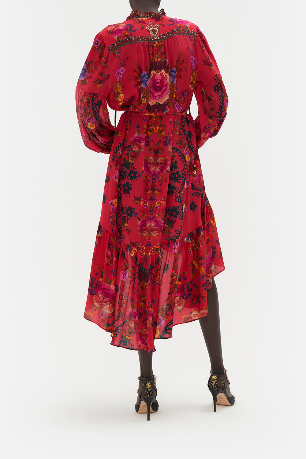 BLOUSON HIGH LOW DRESS VIEW FROM THE VEIL