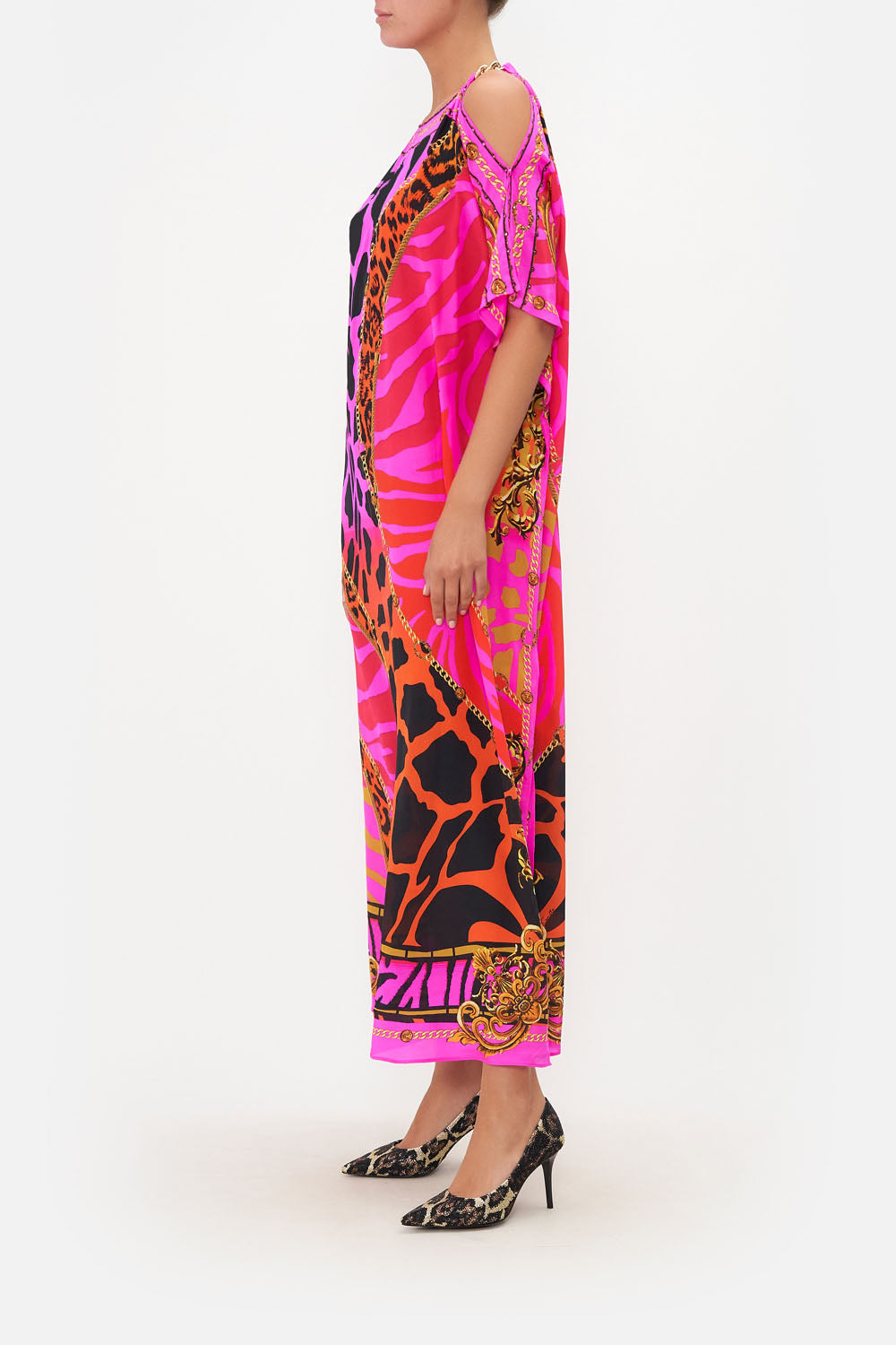 SLIM KAFTAN WITH HARDWARE ALWAYS CHANGE YOUR SPOTS