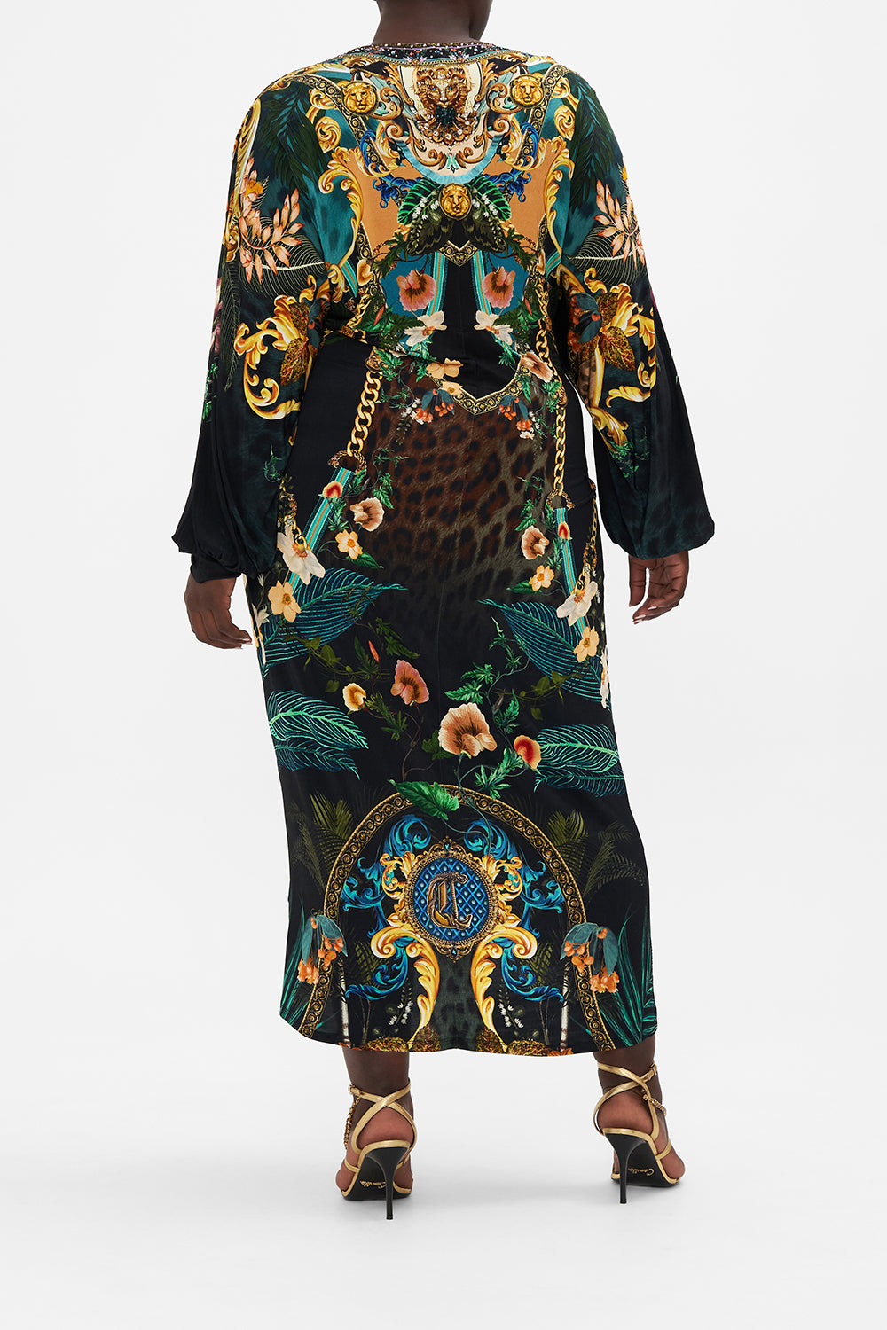 LONG SPLIT FRONT TWIST DRESS FEARLESS FELIS