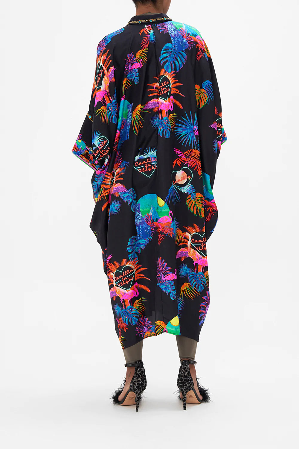 BATWING KAFTAN NAUGHTY NEON
