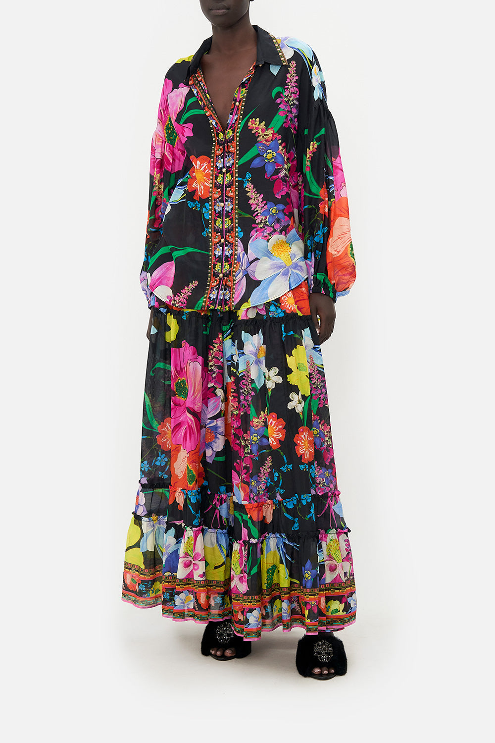 BALLOON SLEEVE SHIRT BLOUSE AWAY WITH THE FAIRIES