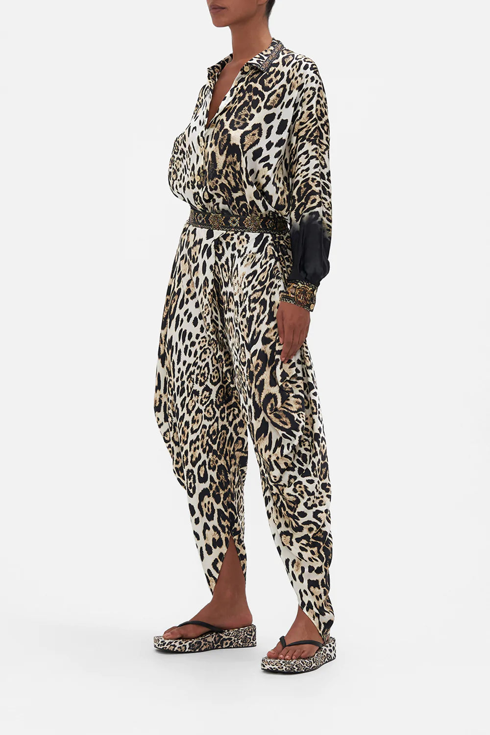 DRAPED SIDE PANT COOL FOR CATS