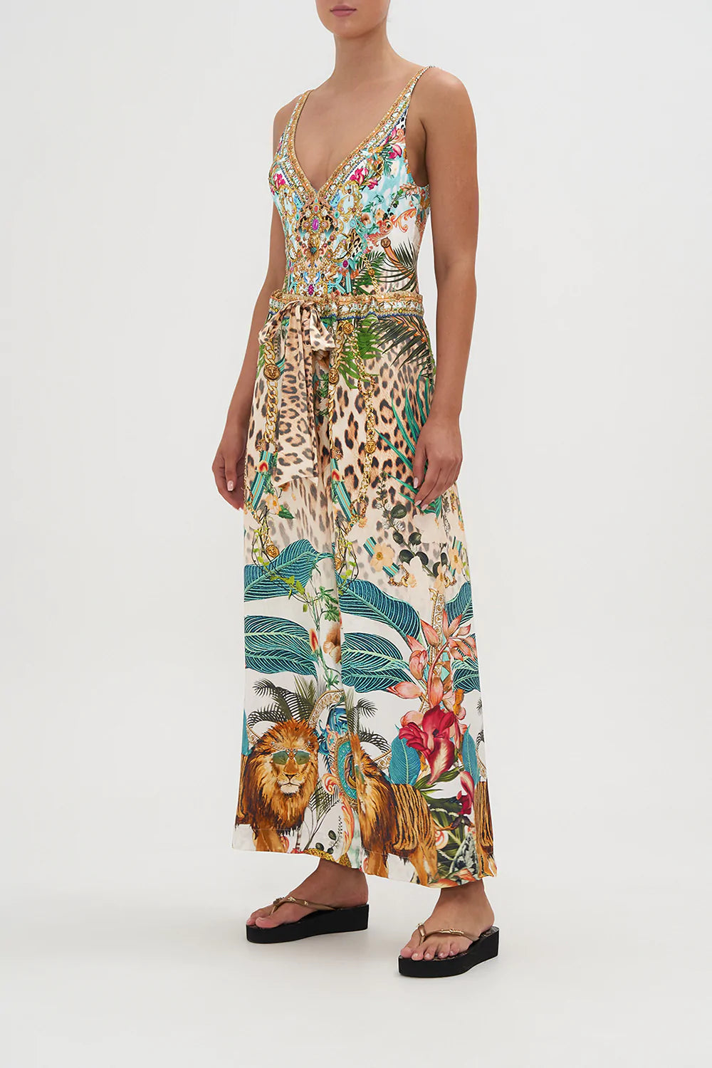 LOUNGE TROUSER WITH WAIST TIE ROYALTY LOYALTY