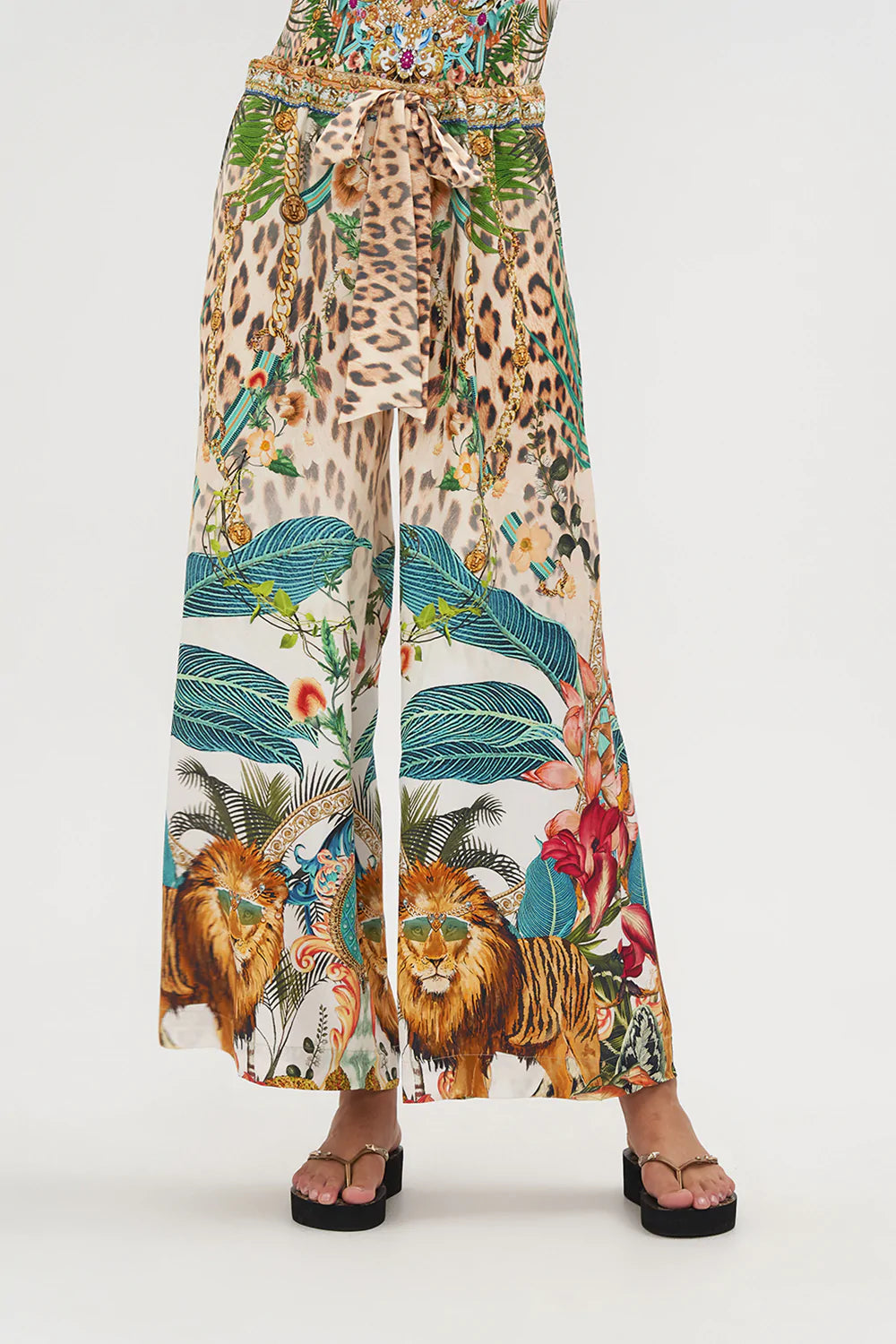 LOUNGE TROUSER WITH WAIST TIE ROYALTY LOYALTY