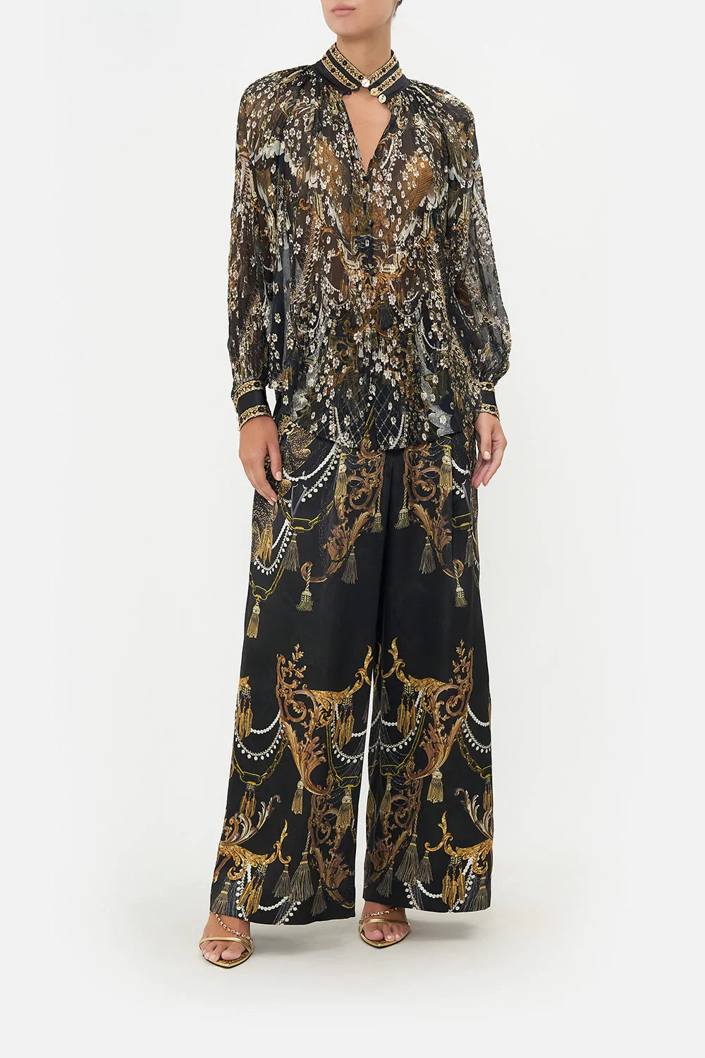 RAGLAN BUTTON UP SHIRT RAVIN RAVEN