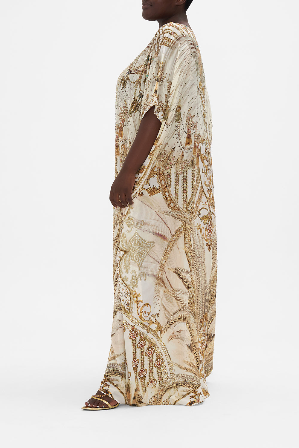 ROUND NECK KAFTAN SOAR LIKE AN EAGLE