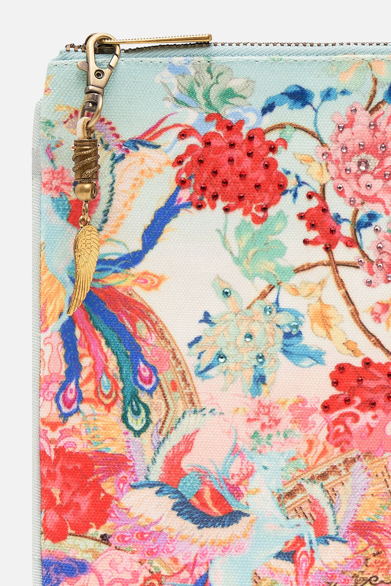 SMALL CANVAS CLUTCH CAMEOS CAN CAN