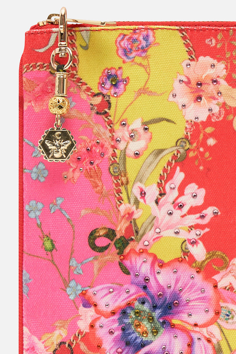 SMALL CANVAS CLUTCH FAUNA ELECTRO