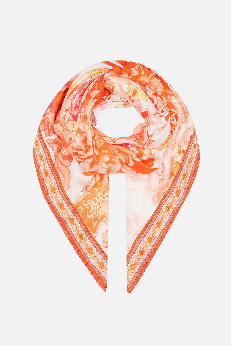 Camelbone Medallion Square Scarf main image 0