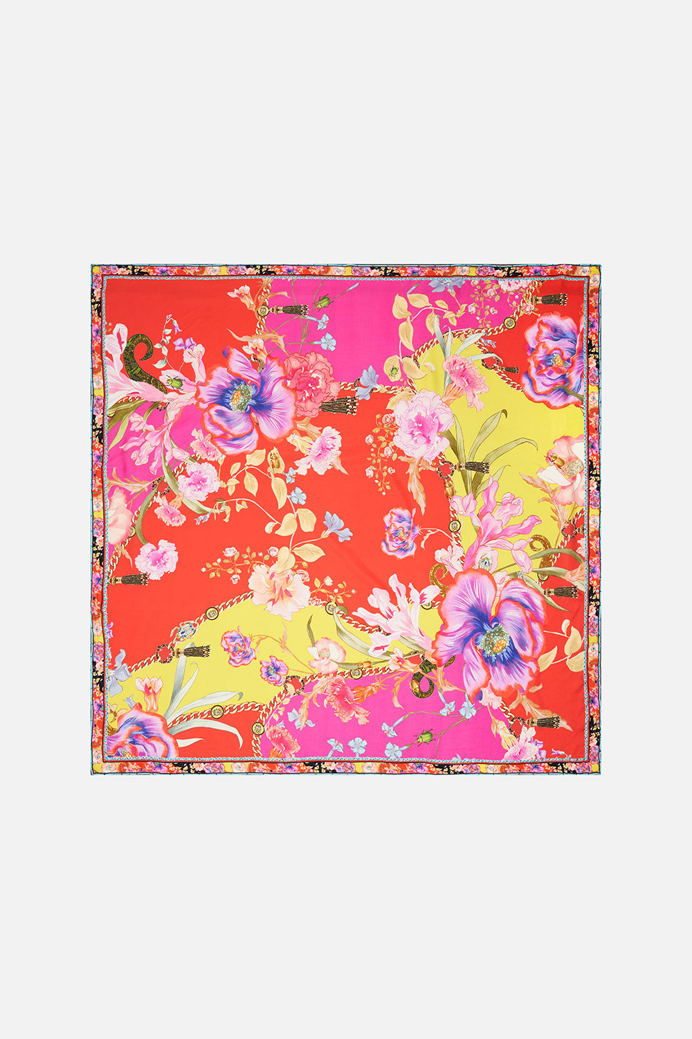 LARGE SQUARE SCARF THE BEETLES