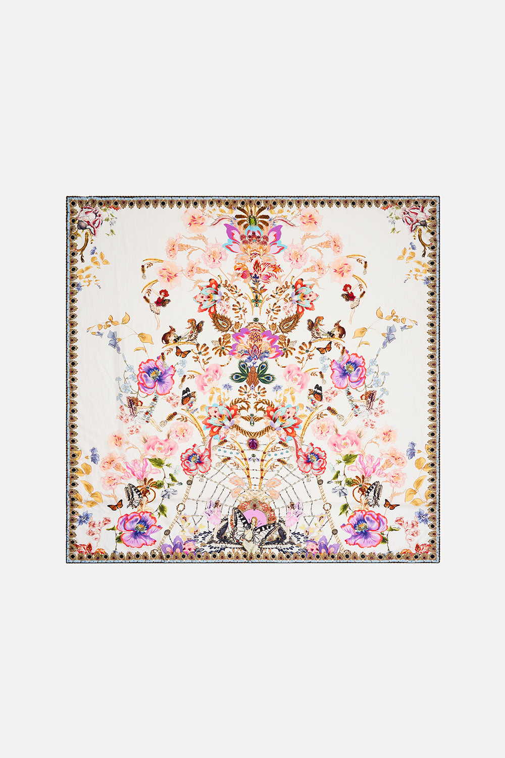 LARGE SQUARE SCARF SPIDER GIRL