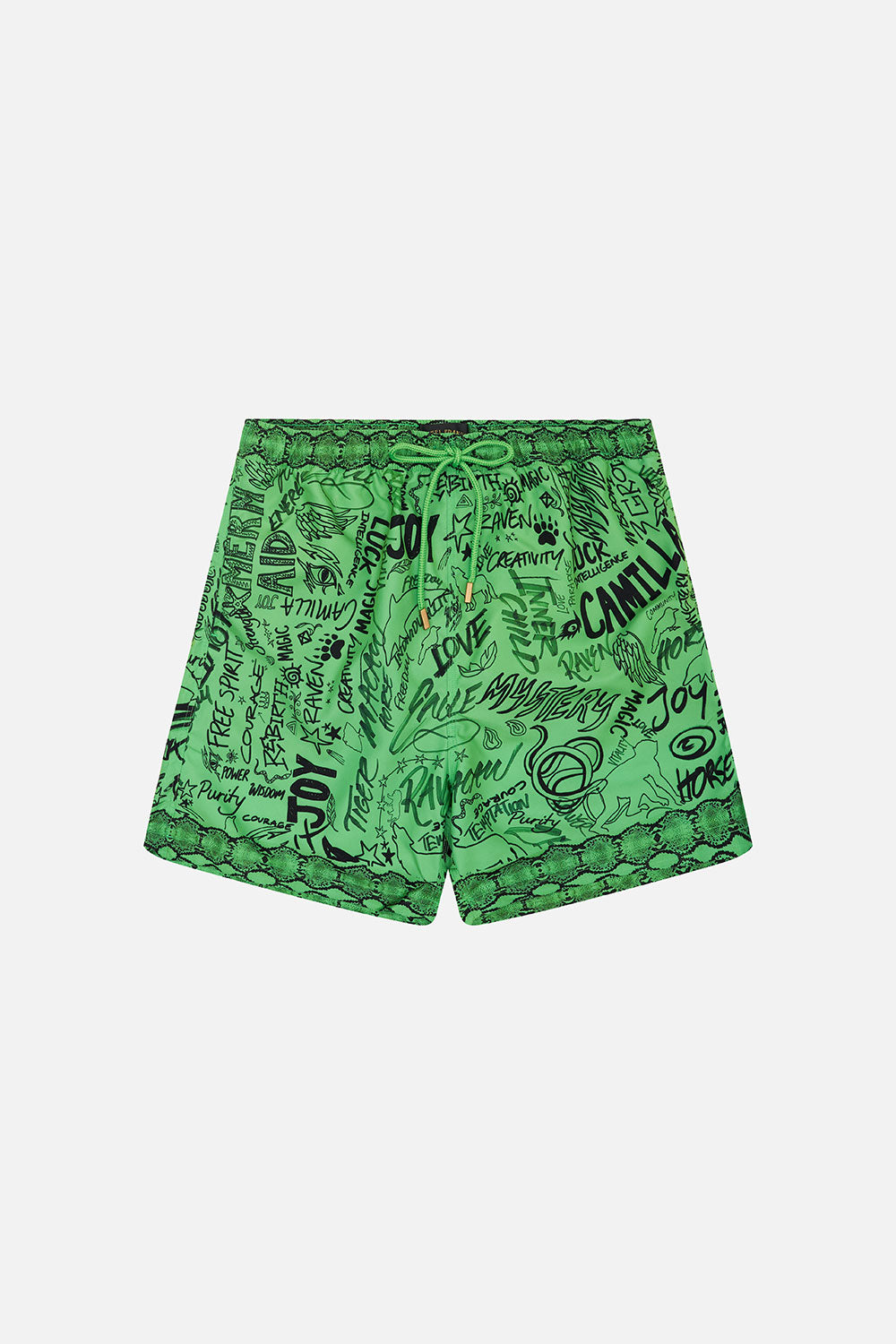 ELASTIC WAIST BOARDSHORT ANTI AUTHORITY ANIMAL AUTHORITIES