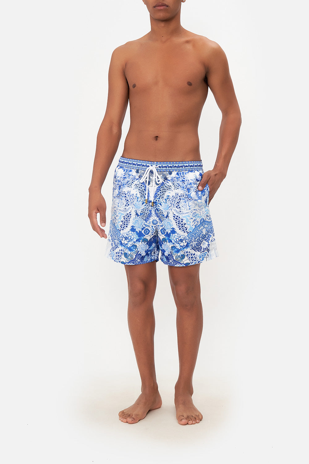 ELASTIC WAIST BOARDSHORT HEART OF A DRAGON