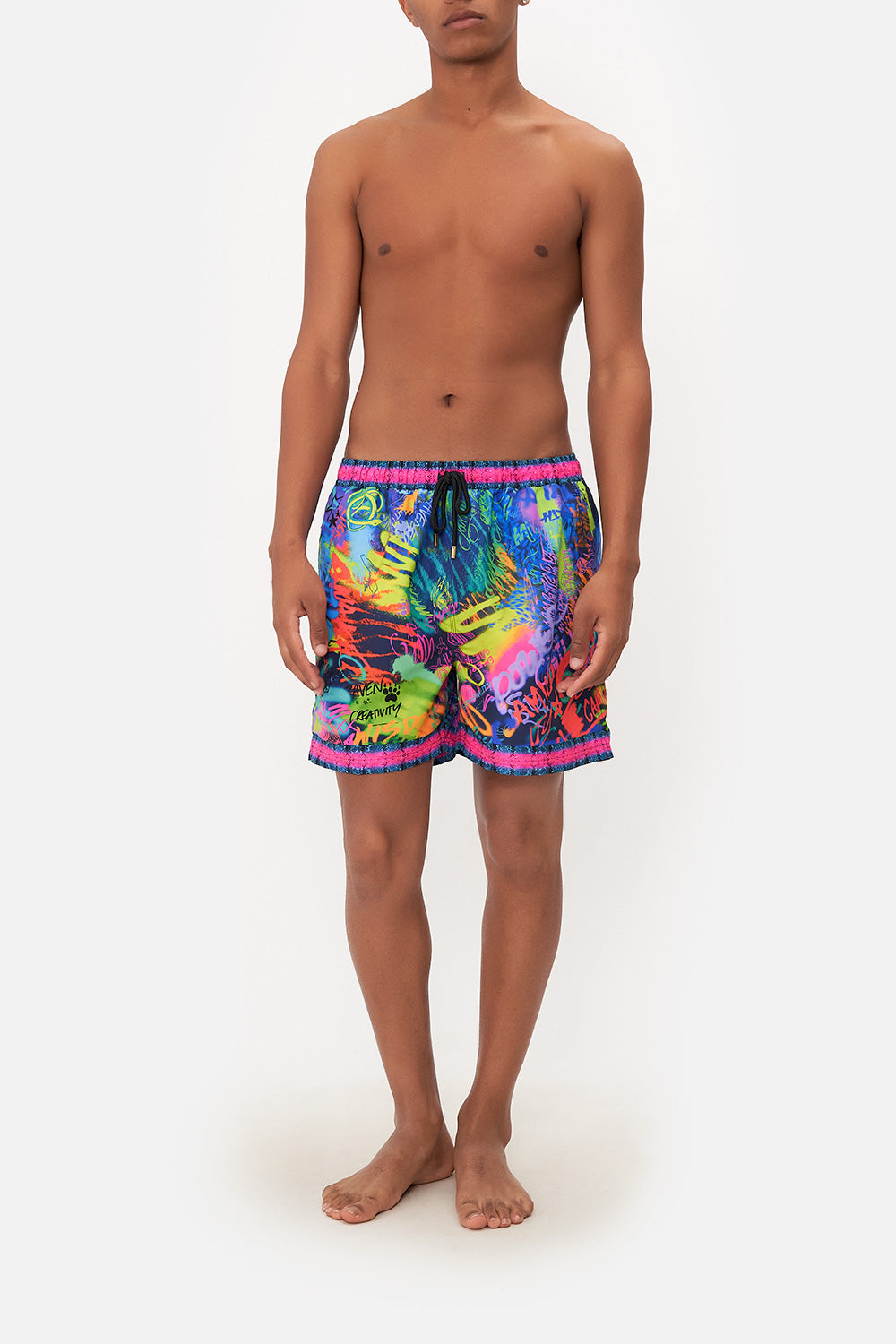 ELASTIC WAIST BOARDSHORT MOTHER EARTHS ARMY