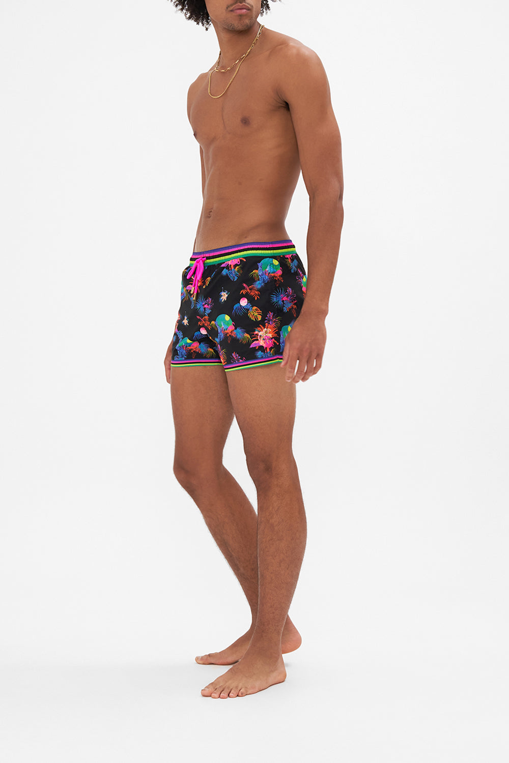 SHORT SWIM SHORT NAUGHTY NEON