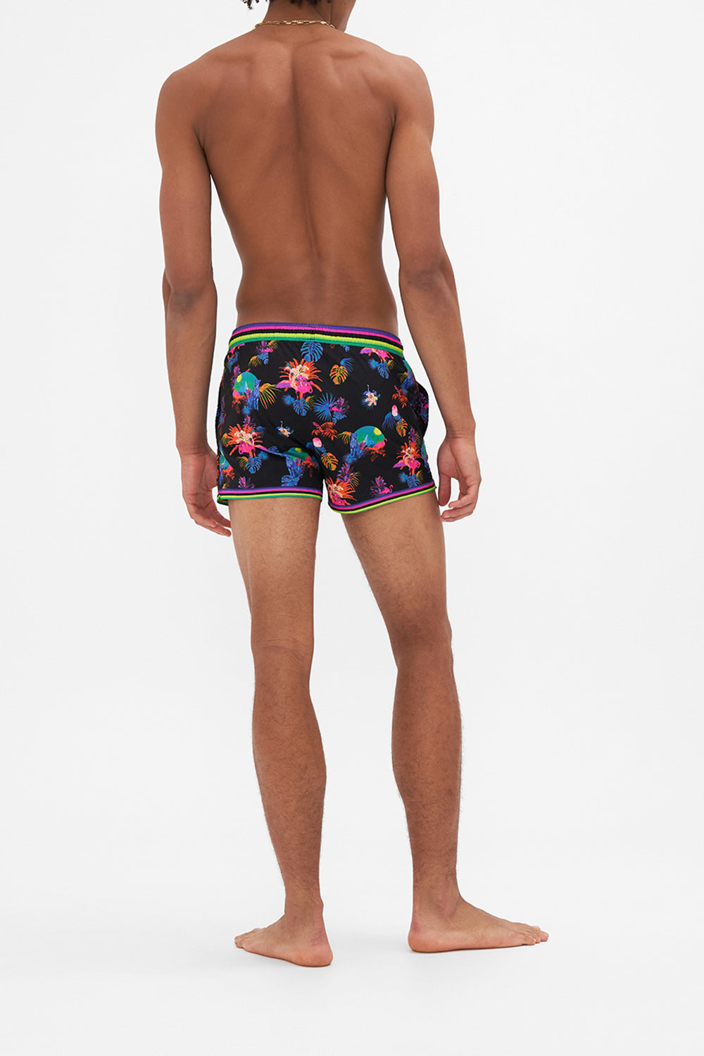 SHORT SWIM SHORT NAUGHTY NEON