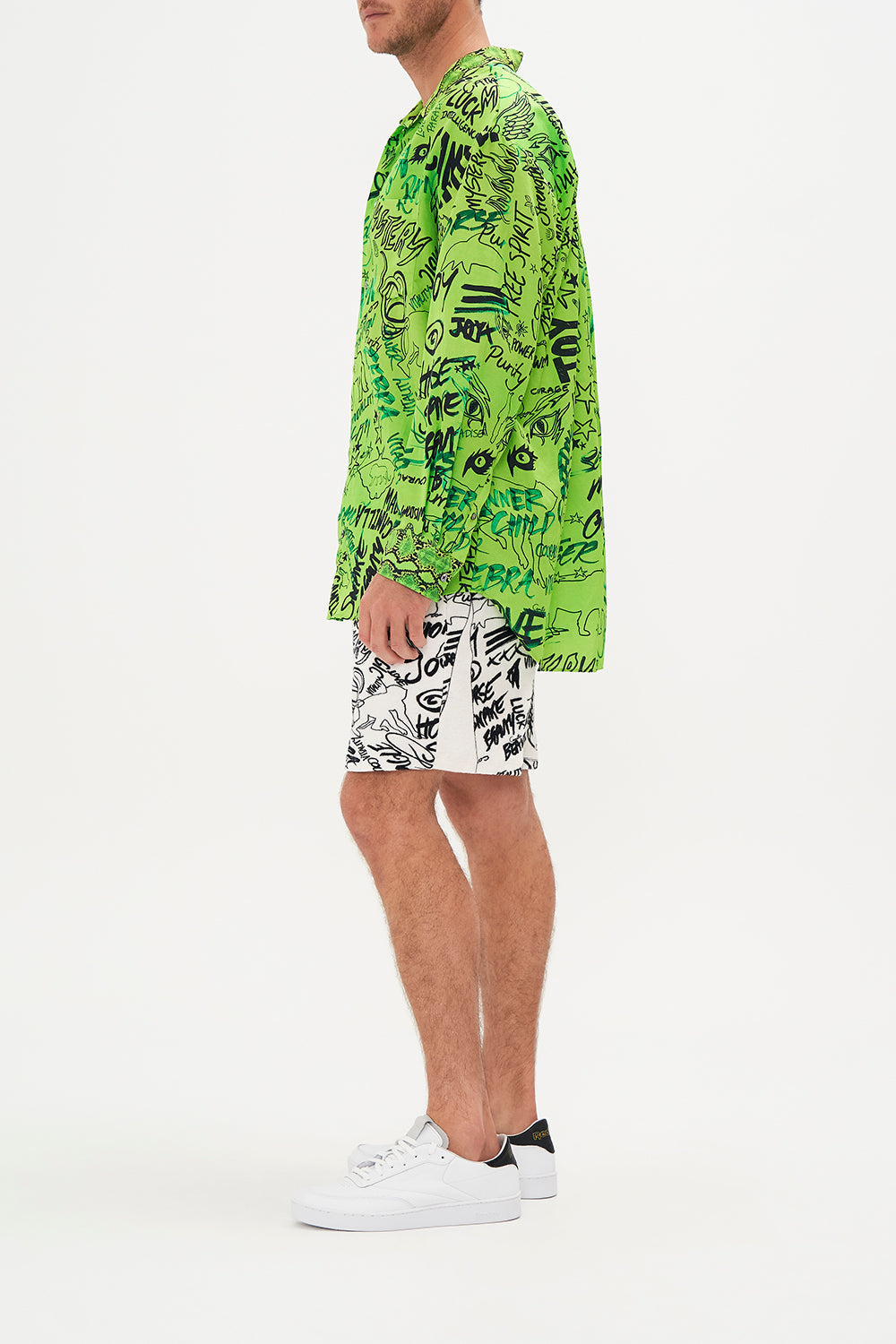 MENS OVERSIZED SHIRT ANTI AUTHORITY ANIMAL AUTHORITIES