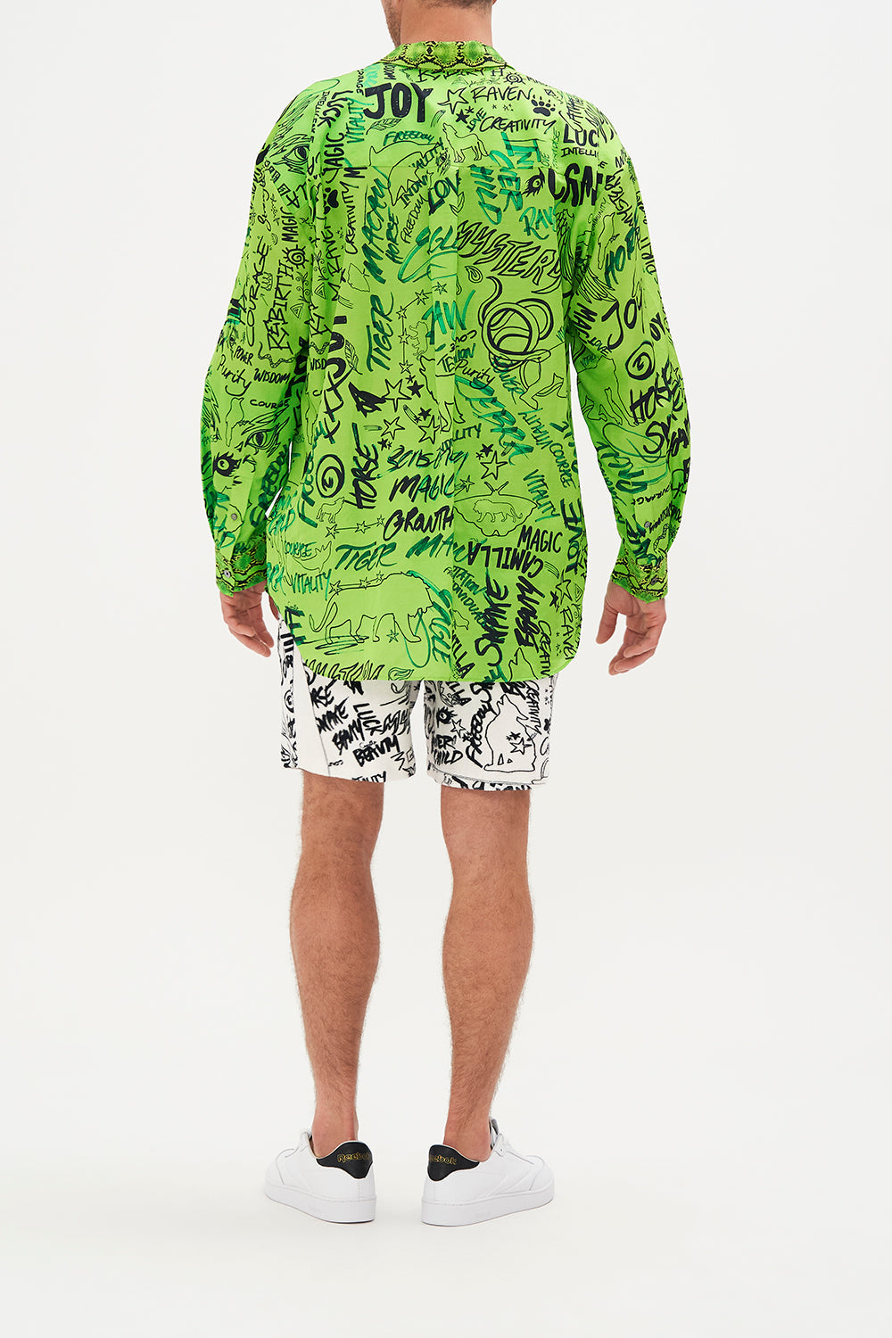 MENS OVERSIZED SHIRT ANTI AUTHORITY ANIMAL AUTHORITIES