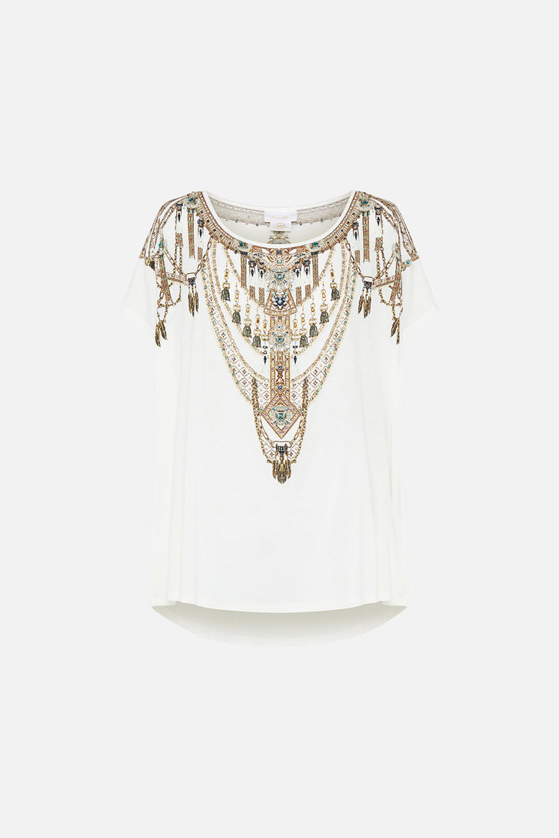 DROP SLEEVE SHIRT DRESS SOAR LIKE AN EAGLE