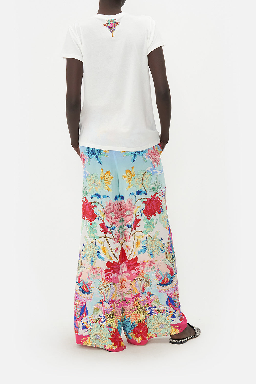 SLIM FIT ROUND NECK T-SHIRT GO STAG