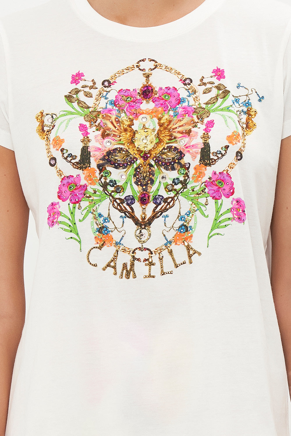 SLIM FIT ROUND NECK T-SHIRT FAIRY GANG