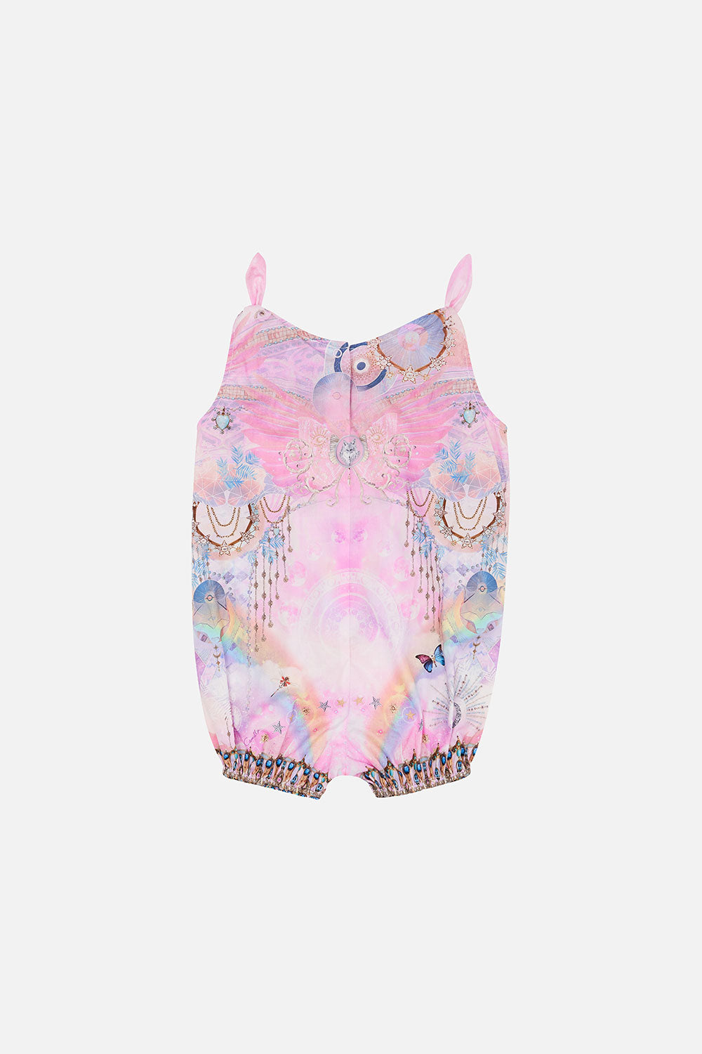 BABIES TIE SHOULDER ROMPER WINGS OF PEGASUS