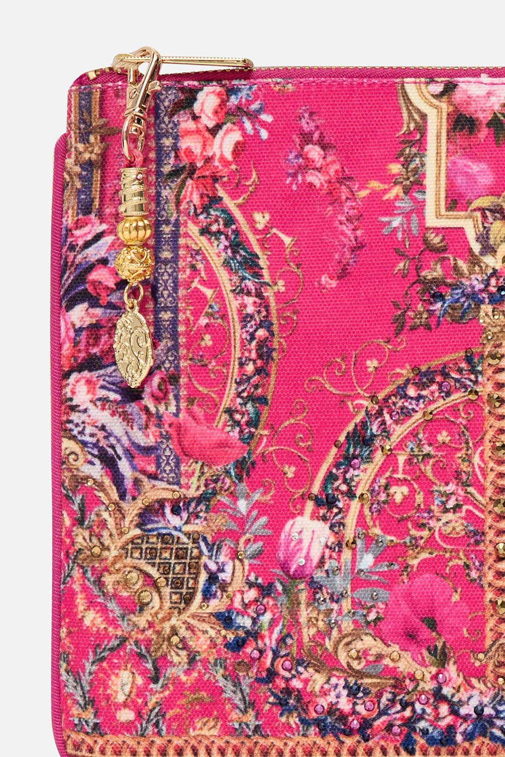 SMALL CANVAS CLUTCH BOHEME BLOOMS