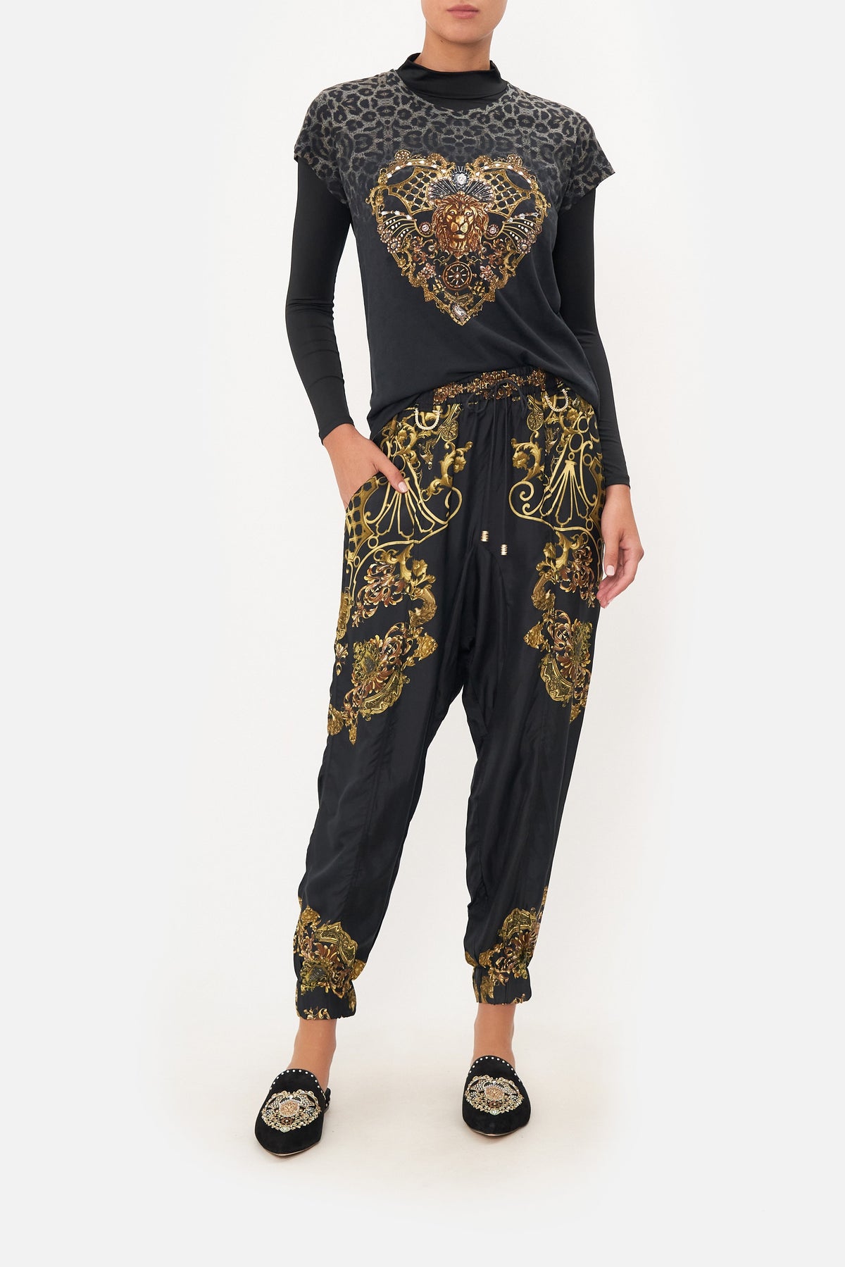 DROP CROTCH TRACK PANT SHADOWS OF ARMADA LOUNGE