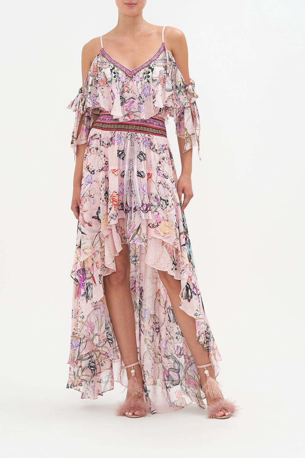 SKIRT WITH DOUBLE LAYER HEM MAD AS A SNAKE