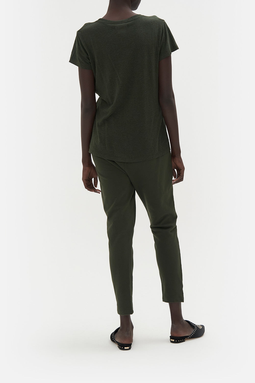 SLIM FIT ROUND NECK T-SHIRT PASSPORT TO PARADISE