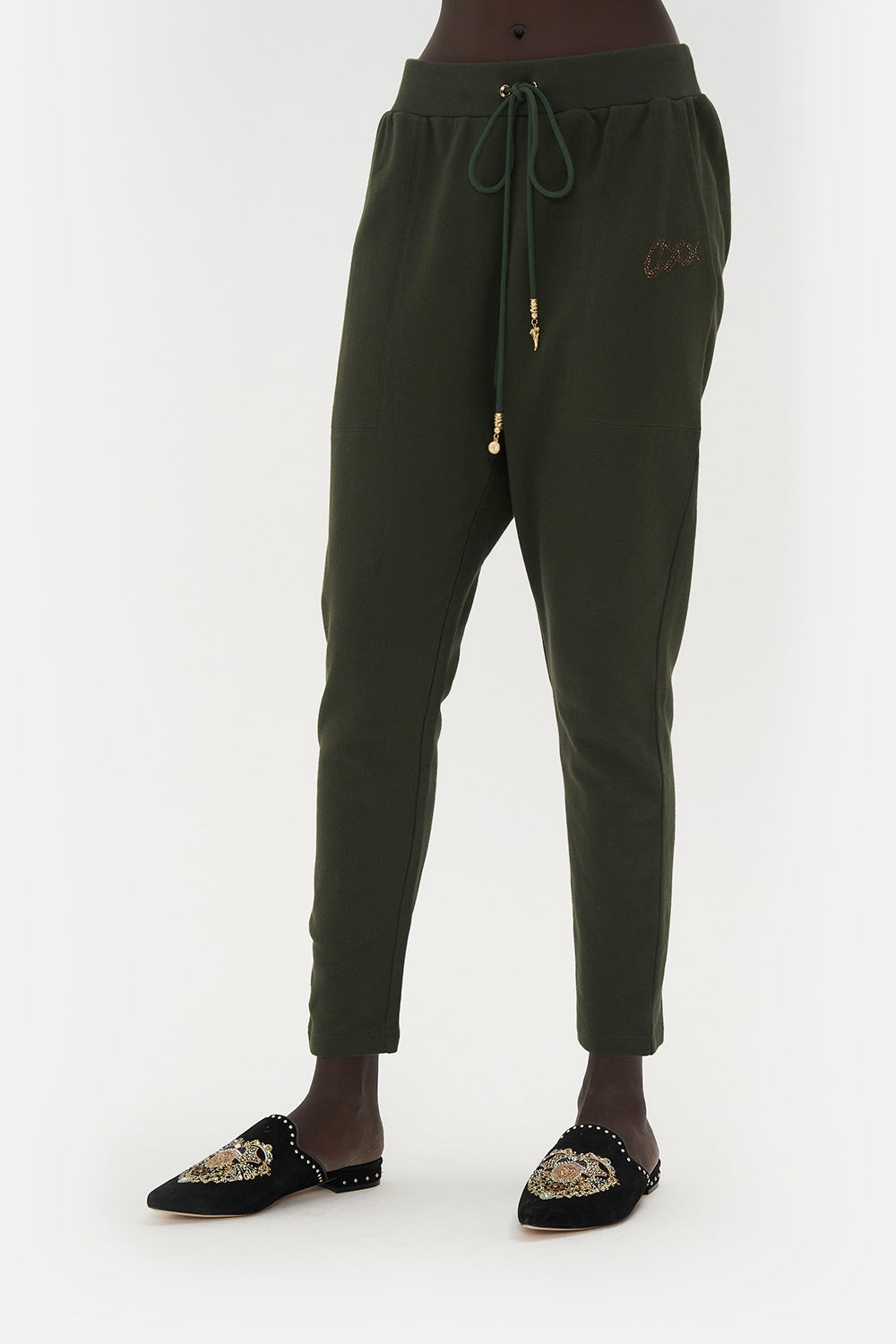 RIB WAIST RELAXED PANT PASSPORT TO PARADISE