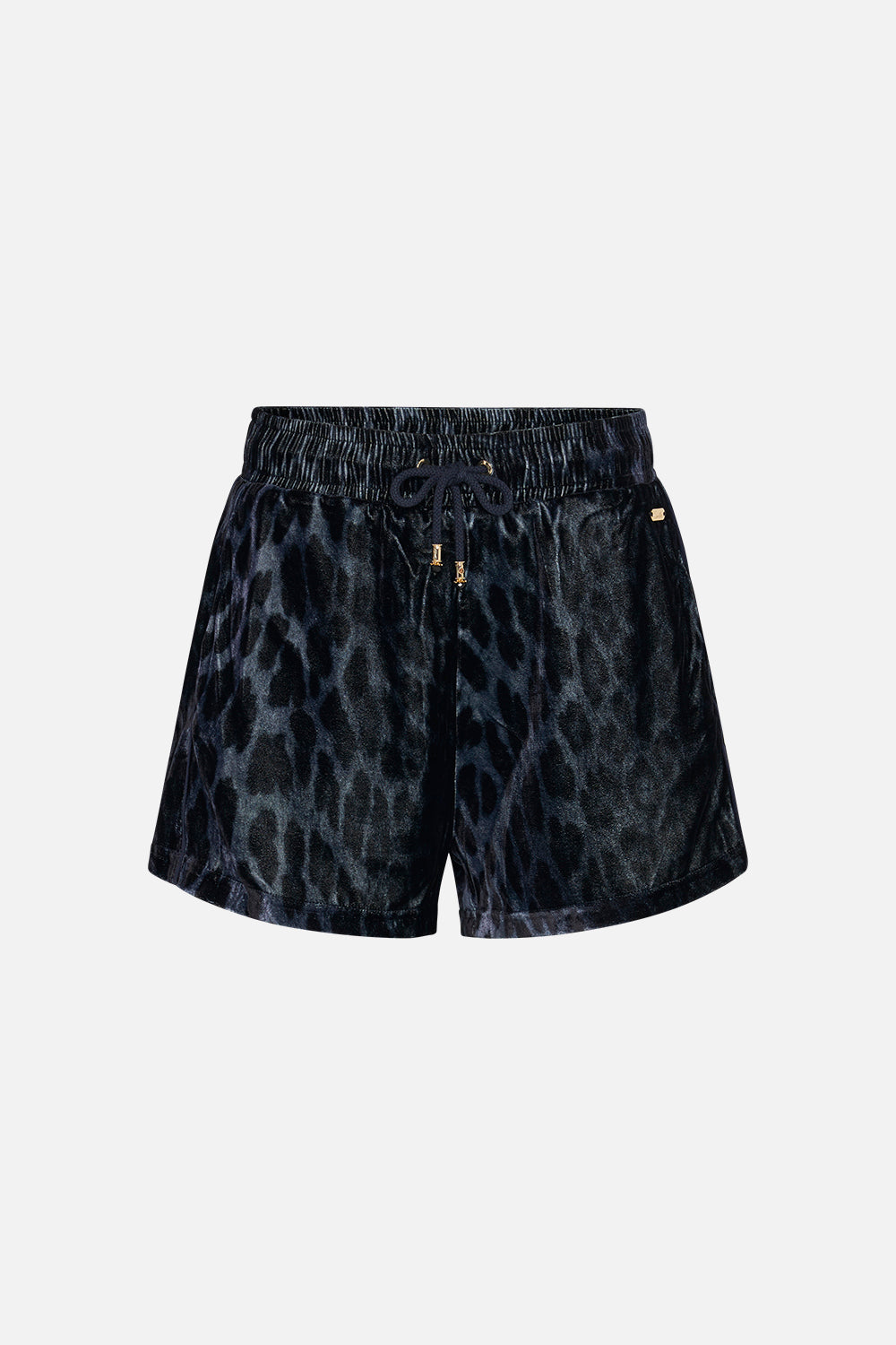 VELOUR SHORT SHES A CRAZY CAT