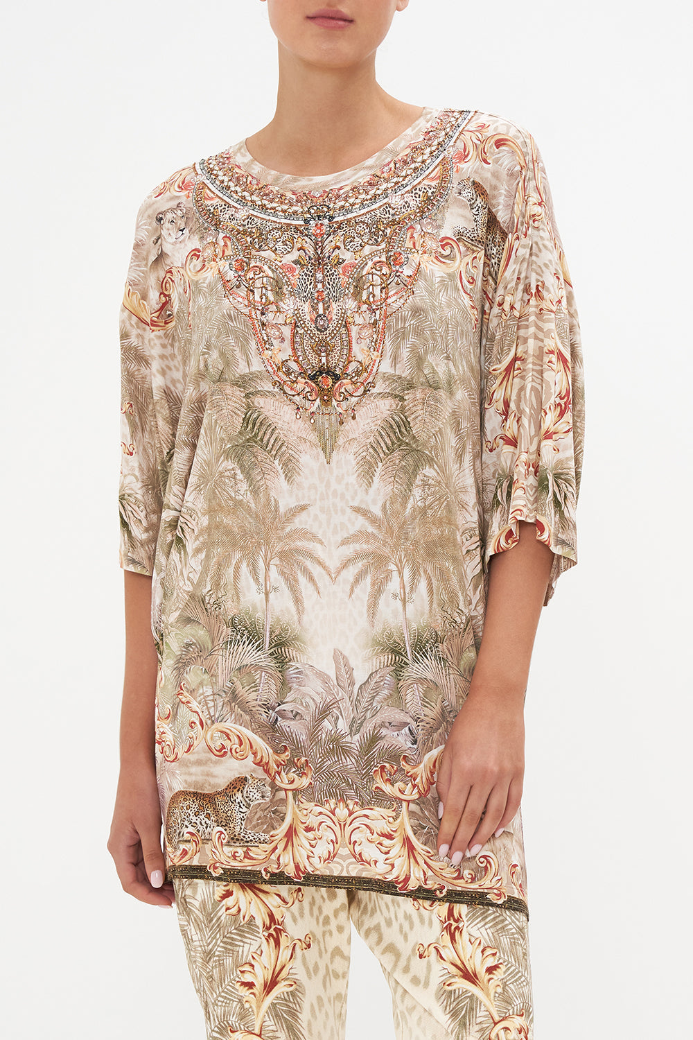 SUPER OVERSIZED TEE PALAZZO PARTY