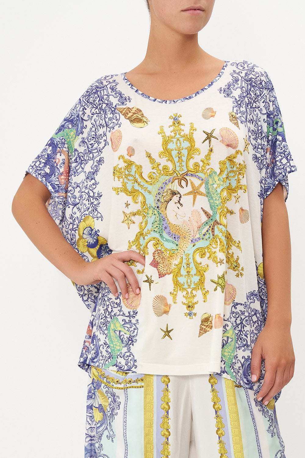 LOOSE FIT ROUND NECK TEE STAR OF THE SEA