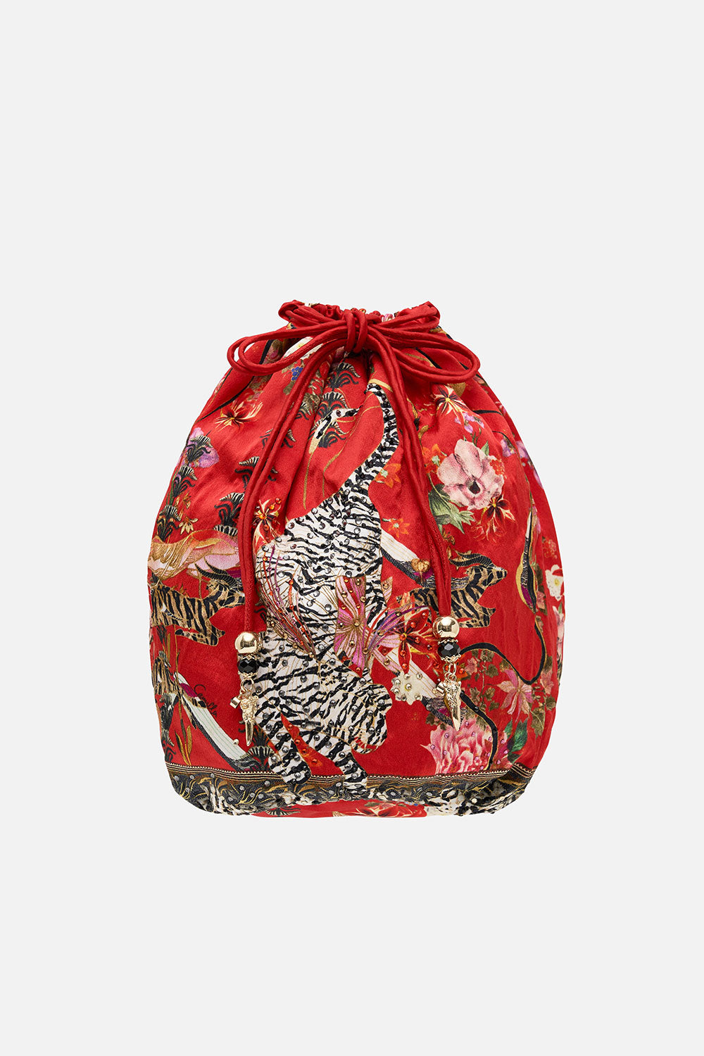 ROUND DRAWSTRING POUCH THE LEGEND OF ZIBA