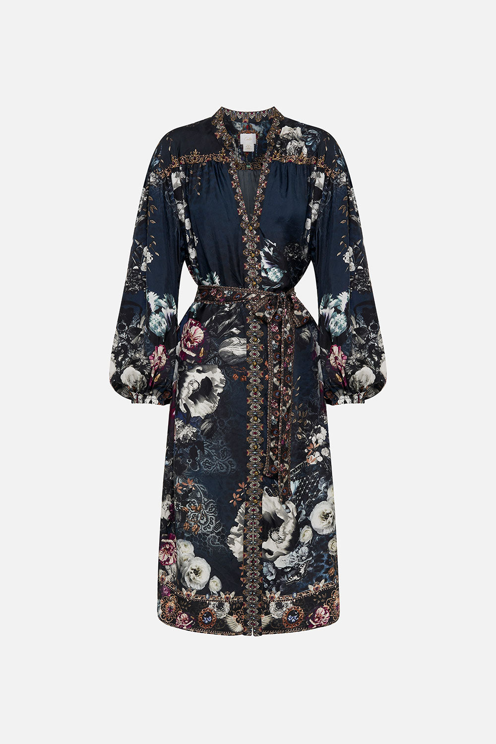 BLOUSON SLEEVE MIDI DRESS NOT A WALLFLOWER