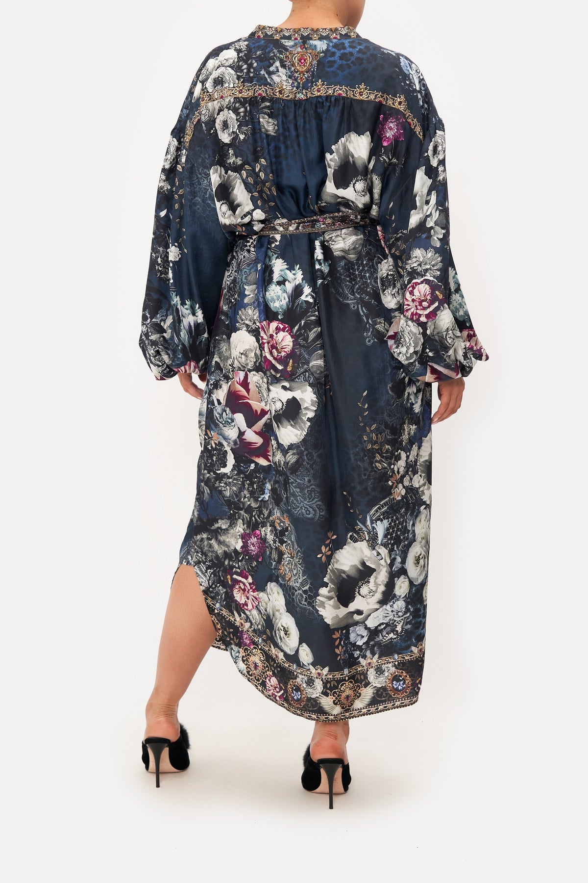 BLOUSON SLEEVE MIDI DRESS NOT A WALLFLOWER