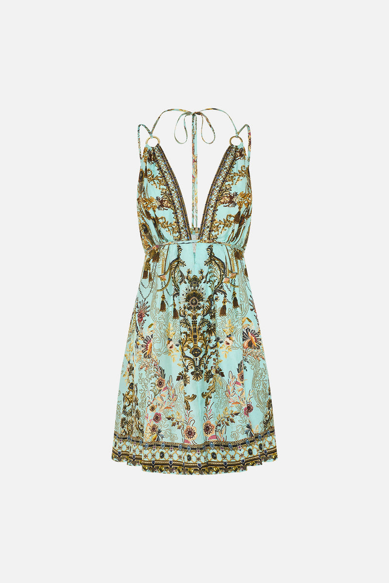 Camilla Corset Dress With Short Flared Skirt in I Left My Heart in Granada