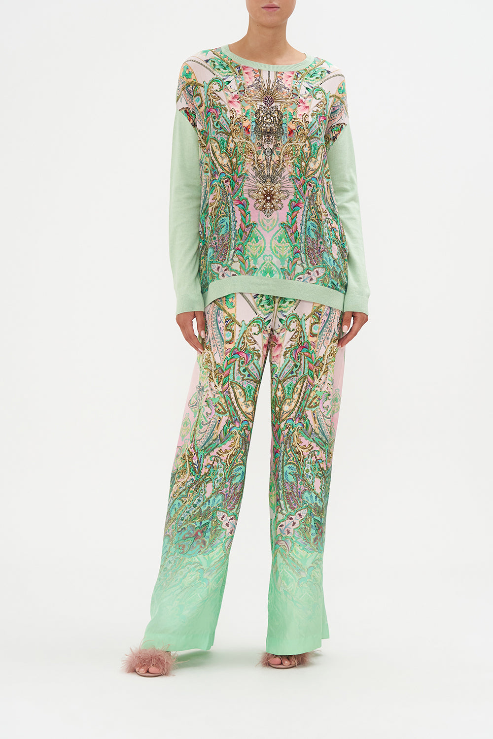 Long Sleeve Jumper With Print Front Lost City print by CAMILLA