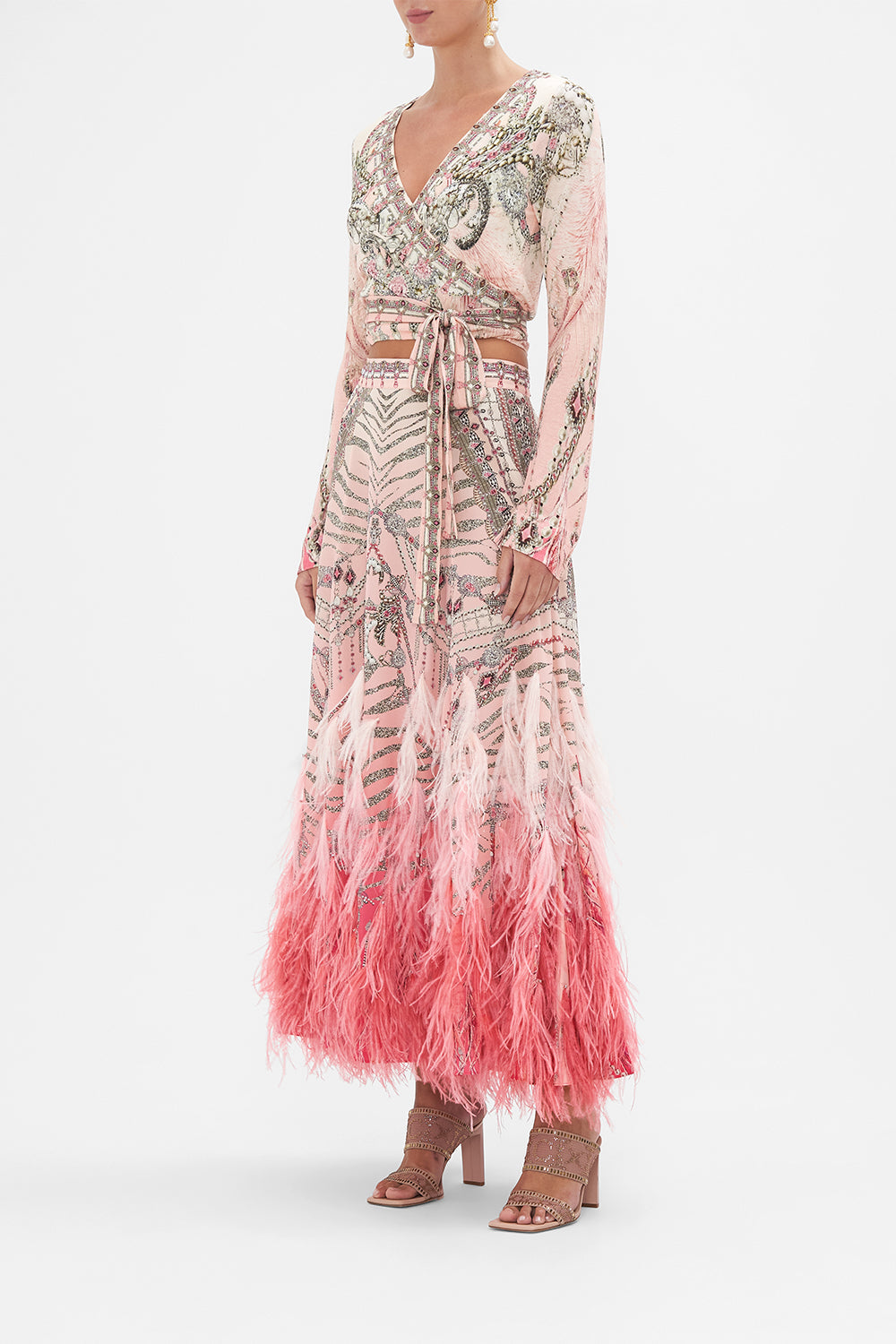 LONG SLEEVE WRAP TOP STARSHIP SISTAS