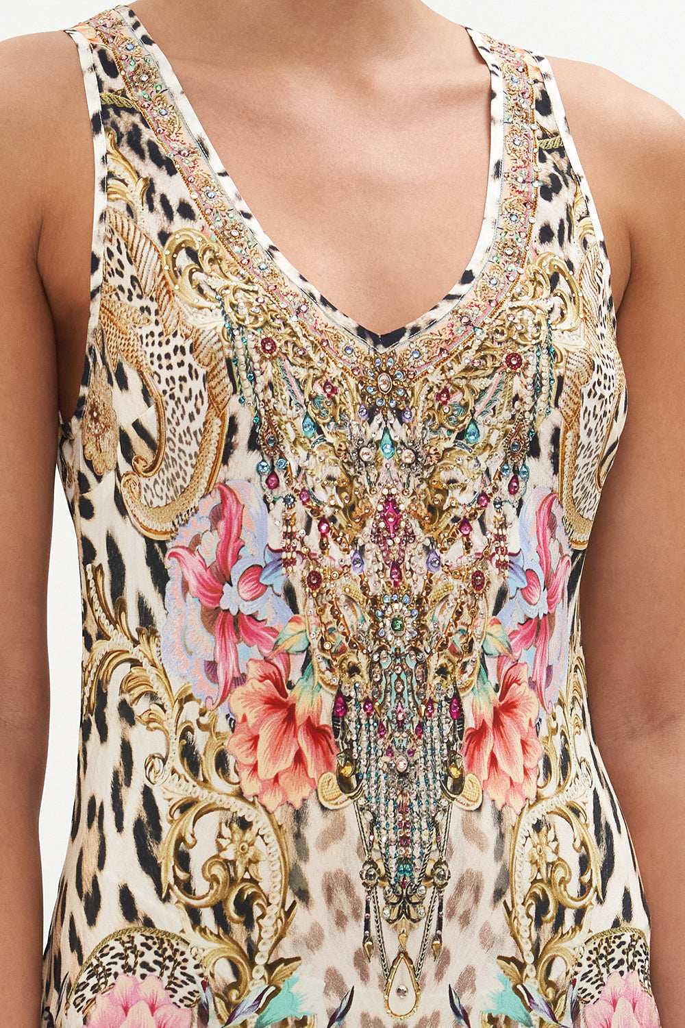 BIAS CUT TANK DRESS QUEEN ATLANTIS