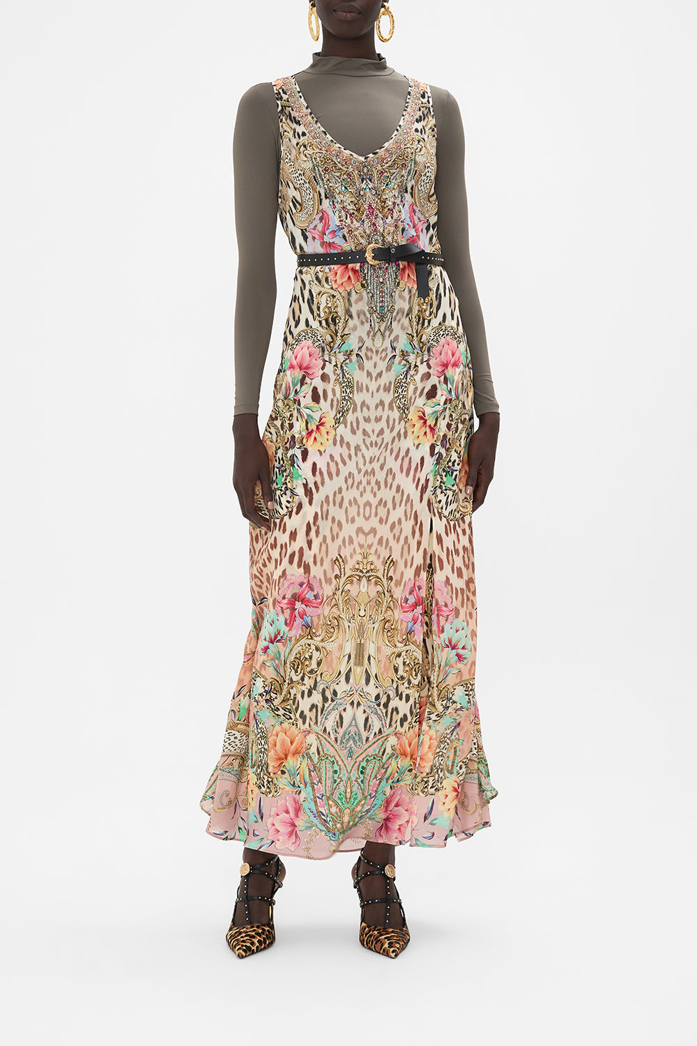 BIAS CUT TANK DRESS QUEEN ATLANTIS