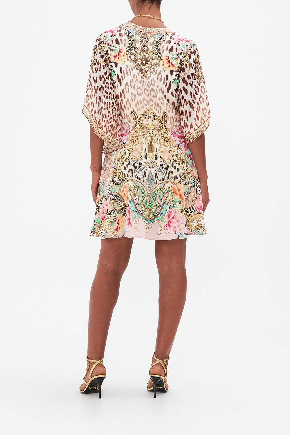 FLARED SLEEVE BUTTON UP DRESS QUEEN ATLANTIS